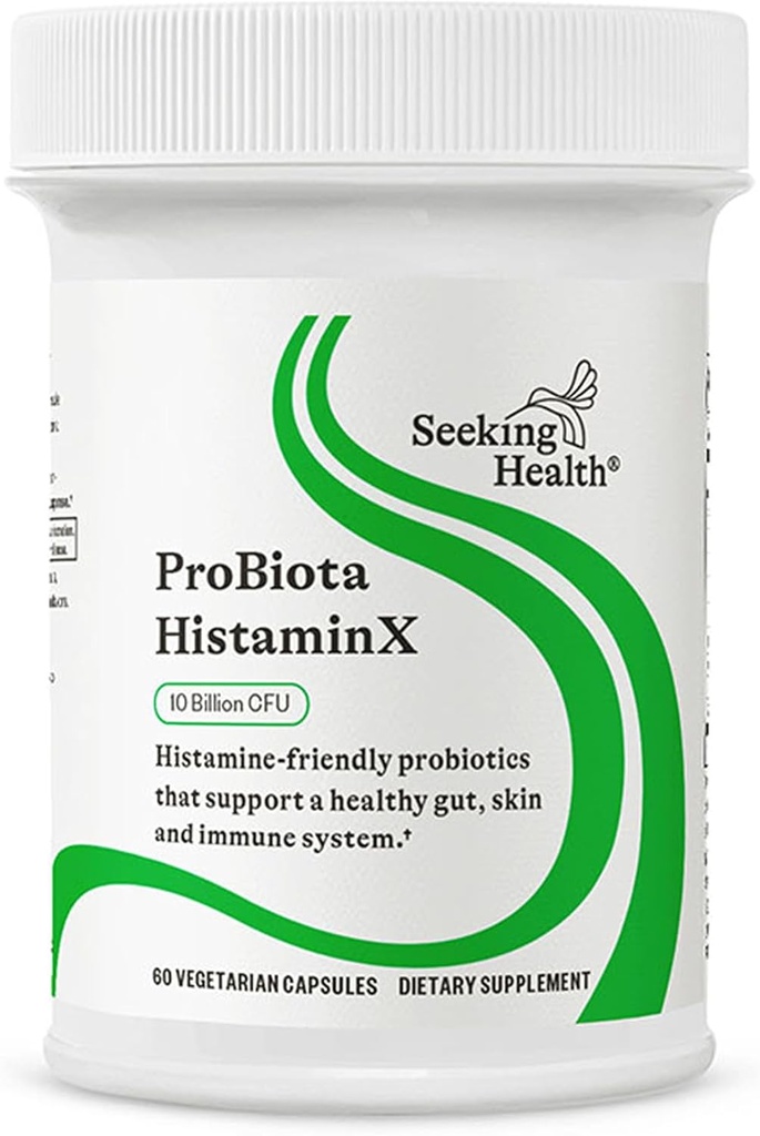 Sağlık ProBiota HistaminX - Gut Health Support için Digestion Supplement - Lactobacillus Plantarum & Lactobacillus Salivarius - Destek Immune & Skin Health - 60 Capsules