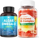 B Kompleksi Gummies & Plant-Based Algae Omega 3 1200 mg Supplemented Gummies & Plant-Based Algae Omega 3 1200 mg Supplement