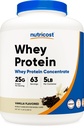 Nutricost Whey Protein Toz, Vanilla, 5 kilo - Whey Protein Yoğun