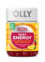 OLLY Extra Strength Daily Energy Gummy, Caffeine Free, 1000mcg B12, CoQ10, Goji Berry, Yetişkin Chewable Supplement, Berry Yuzu Flavor - 60 Count Count Count Count