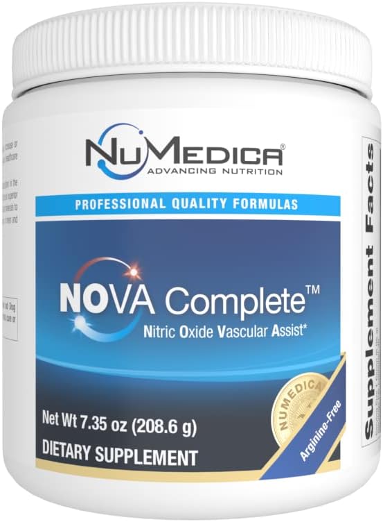 NuMedica NOVA (Nitric Oxide Vascular Assist) Complete - 7,69 oz (218,04 Grams) - Natural Black Cherry Falvor. Ενισχύει την παραγωγή Nitric Oxide για την ενισχυμένη κυκλοφορία σε άνδρες και γυναίκες.