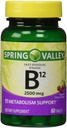 Spring Valley - B-12 2500 mcg, Sublingual, 60 Microlozenges