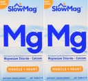 Yavaş- SlowMag-Mag Magnezyum Klorital, Ambalaj Vary, 60 Kont (Pack of 2)