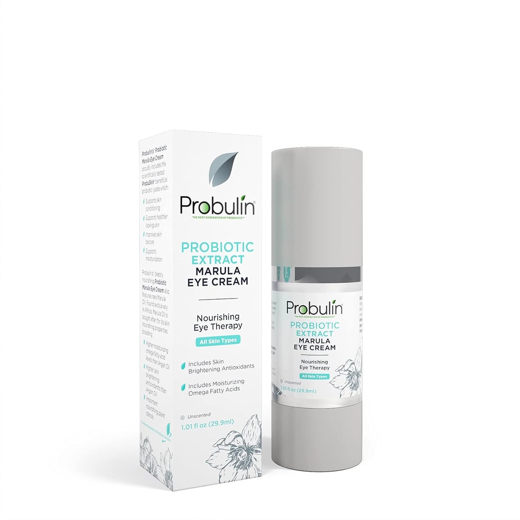 Probulin Probiyotik Extract Cream, Nourishing Eyes Therapy for Women, Skin Care Hydrating Gel with Marula Oil and Antioksis, 1.01 ozz