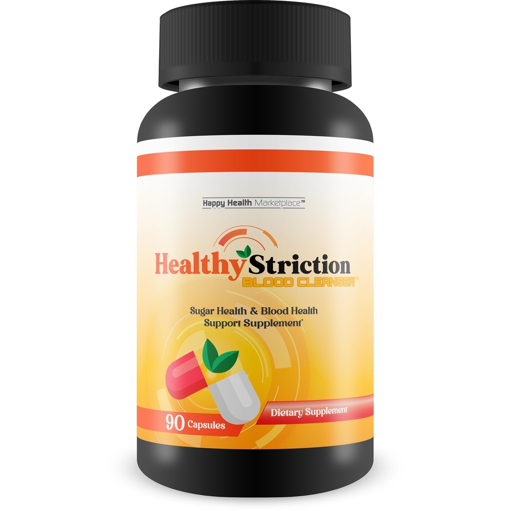 Sağlıklı Striction Blood Cleanser - Sugar Support & Blood Support için en iyi Kan temizleyicimiz - Kan Denge Kan ATM Circulatory Supplements - Sugar Health Blood Health - Circulatory Support