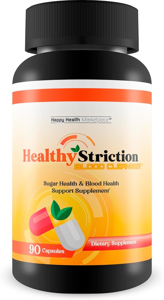 Sağlıklı Striction Blood Cleanser - Sugar Support & Blood Support için en iyi Kan temizleyicimiz - Kan Denge Kan ATM Circulatory Supplements - Sugar Health Blood Health - Circulatory Support