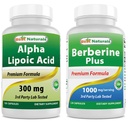 En İyi Doğallar Alpha Lipoic Acid 300 mg & Berberine Plus 1000 mg