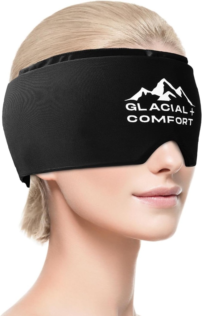 Glacial Comfort Migraine Relief Cap - Soğuk Terapi ve Komache Relief, Atıcı & Reusable, Freezable, Odorless, Non-Toxic, Easy Fit for All Head Dimensions, Mothers Day Gift Idea.