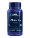 Life Extension L-Glutamine, 500 mg L-glutamine, Amino Asit, Supports Muscle Health and Immune Health, Gluten-Free, Non-GMO, 100 Vegetarian Capsules