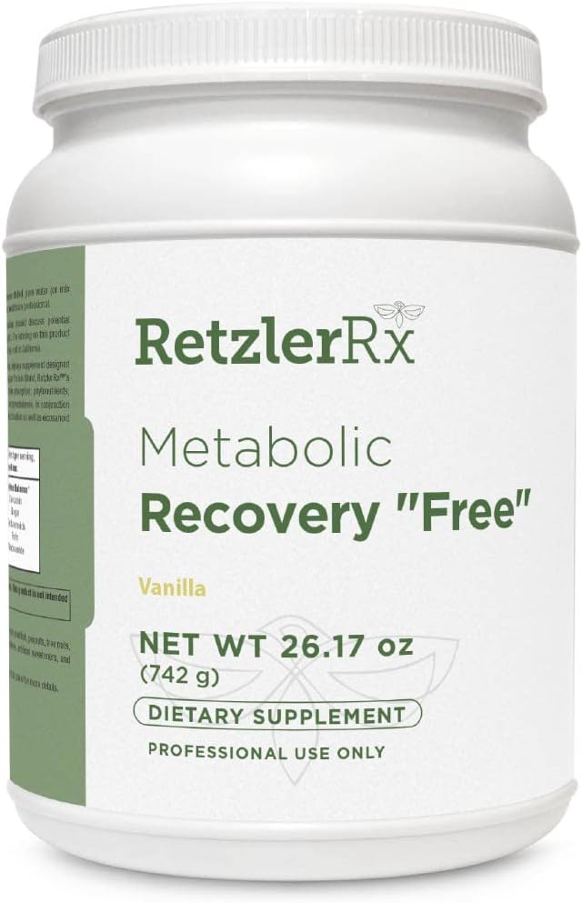HormonSynergy Metabolic Recovery Formula - Optimal Gastrointestinal, Hepati ve Intestinal GHI Destek - Sugar and Stevia Free Vanilla