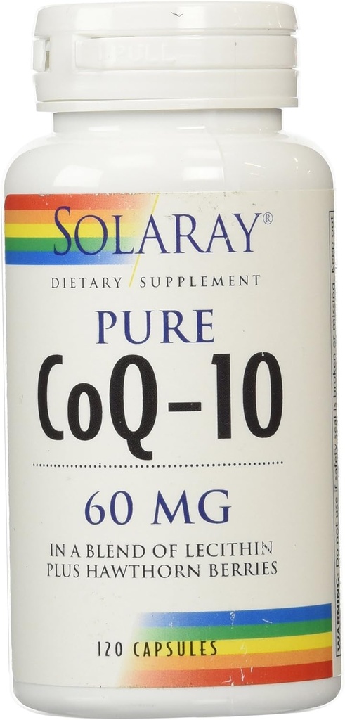 Solaray CoQ10 Capsules, 60 mg, 120 Kont