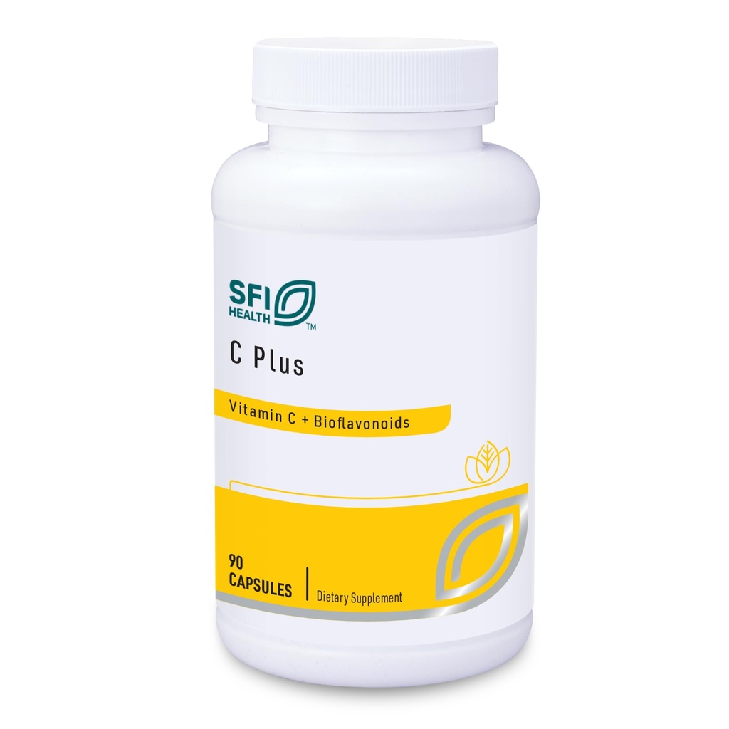 Klaire Labs SFI Health C Plus με Bioflavonoids - Βέλτιστη ανάμειξη βιταμίνης C με Citrus Bioflavonoid Complex (90 Κάψουλες)