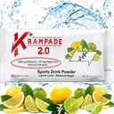Krampade Pyum Magnezyum Supplement Electrolytes Toz - 50 mg Mag + 2000 mg K, >2X More Than Coconut Water | Cramp Relief | Hydration Packets