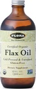 Flora - Flax Oil - Cold-Pressed, Unrefined, Organik Flax Tohum Yağı - Contains Omega-3 & Omega-6 - Non-GMO & Gluten-Free - Keeped - 17 fl. oz.