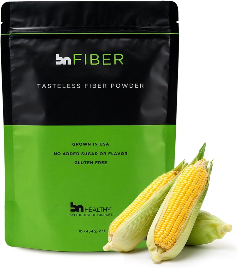BN Helthy Fiber - Premium Corn Fiber Toz 450g - Digestive Health ve Kilo Yönetimi için% 100 üşütlü Fiber Supplement - Gluten Free and Sugar Free Toz Free Toz 450g - 100% 00000 Fiber Supplement for Digestive Health and Kilo Management - Gluten Free and Sugar Free