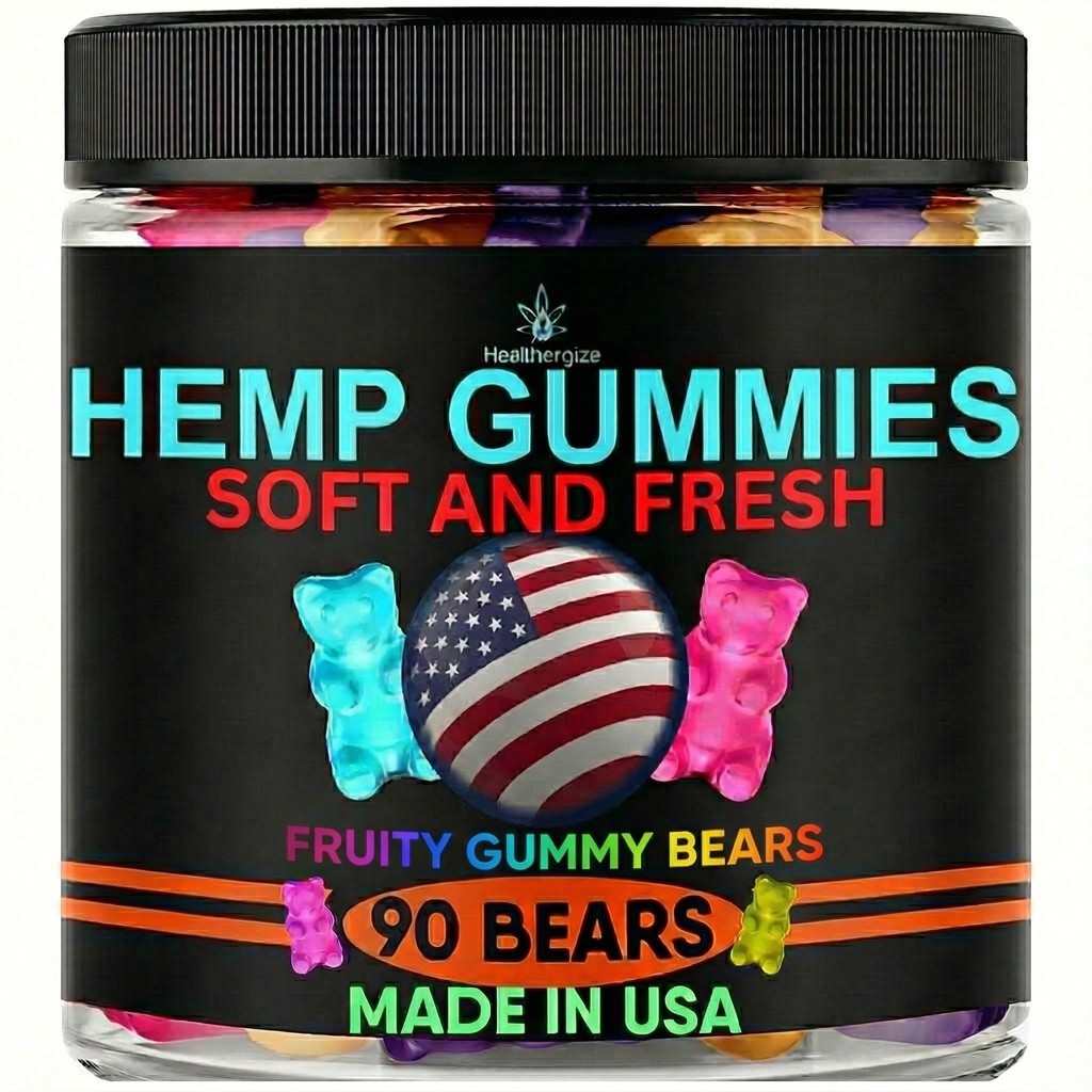 Hamp Gummy Edibles Calm Sleep-Support Peace and Relaxation-High Strength, Nasty Fruity Flavors-Made in USA