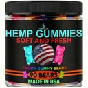 Hemp Gummy Edibles Calm Sleep- Support Peace and Relaxation-High Strength, Tasty Fruity Flavors- Made in USA