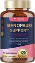 Kadınlar için Menopause Supplements, Multibenefit & Complete Black Cohosh, Dong Quai Root ve More Herbal Mixs, w/Powerful Probiyotik & Prebiyotik