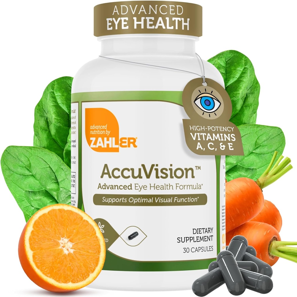Zahler AccuVision, Advanced Eye Health Formula, 30 κάψουλες