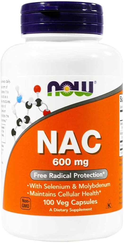 Τώρα Τρόφιμα NAC 600 mg - 100 Vcaps 2 Συσκευασία