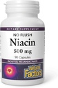 Doğal Faktörler No Flush Niacin 500 mg, 90 Tablet