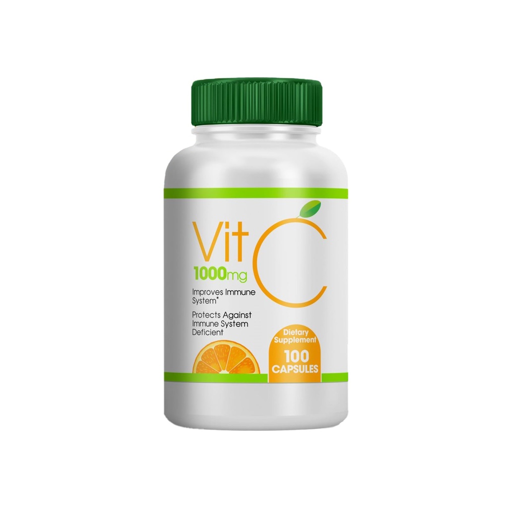 Genric Vitamin C 1000 mg, 100 Capsules, Diyet Supplement Capsules