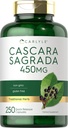 Carlyle Cascara Sagrada Capsules | 450 mg | 250 Kont | Herbal Supplement | Non-GMO, Gluten Free