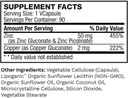 Liposomal Pure Zinc Picolinate συμπλήρωμα με χαλκό, ανοσοποιητική υποστήριξη, Μεταβολισμός, και την υγεία του δέρματος 