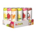 MITRA-9 İçecekler Botanikleri - Kava Drink Flavor Diversity Pack with Kava Root Extract - Mood Advancedr - Plantive - Doğal Calm & Clarity (12 Fl. Oz) (12)