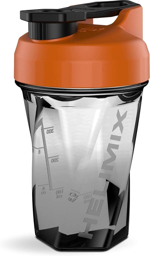 HELIMIX 1.5 Vor Blender Shaker Şişe 20oz | No Blending Ball veya Whisk | ABD Made | Portatif Pre Workout Whey Protein İçecek Shaker Cup | Mixes Cocktails Smoothies Shakes | Top Raf Safe