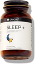 Blisque - Uyku Desteği için Doğal Uyku Yardımı | Doktor-Approved | Melatonin, Valerian Root ve Passion Flower | 90 Capsules | Vegan
