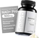 Selerb NR900 - Cilt Aging Desteği için NAD+ Tamam, Hücre Enerji Desteği ve Odak, Yüksek Potency - 60 Konts - Wellness Supplements Diyetaryary