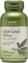 GNC Herbal Plus Olive Leaf 500 mg Supplement, Vegetarian, Supports General Well-Being, 100 Hizmet