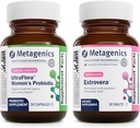 Metagenics Sche - UltraFlora Women's & Herhness Estrovera - 30 UltraFlora Women's for Vaginal Health - 30 Tabletler için Estrovera'nın 30 Tabletleri