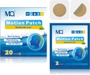 MQ 20ct Motion Hastaness Patches, Medium Color, Sea Hastaness Patches Non Drowsy & Water, Cruise Ship Travel Essentials, Fast Acting & Long Lasting 72H
