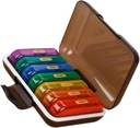 Χαριτωμένο διοργανωτής για Seniors Travel Medicine Holder 7-Day Pill περίπτωση Ελαφριά Φορητή Αποθήκευση