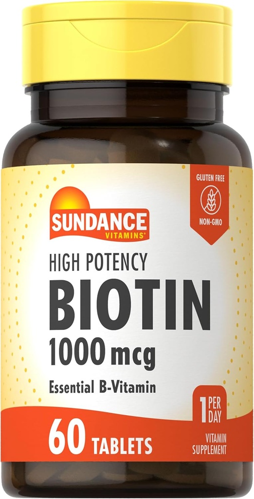 Sundance υψηλής ισχύος Biotin 1.000 mcg συμπλήρωμα 