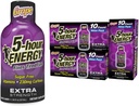 5- Saat ENERJİ Ekstra Kuvvet Enerji Shot, Grape Flavor, 30 Kont, 1.93 oz., Zero Calories & Sugar-Free 230 mg Caffeinated Energy Shot, Amino Acids & B Vitamins, Diyetary Supplements
