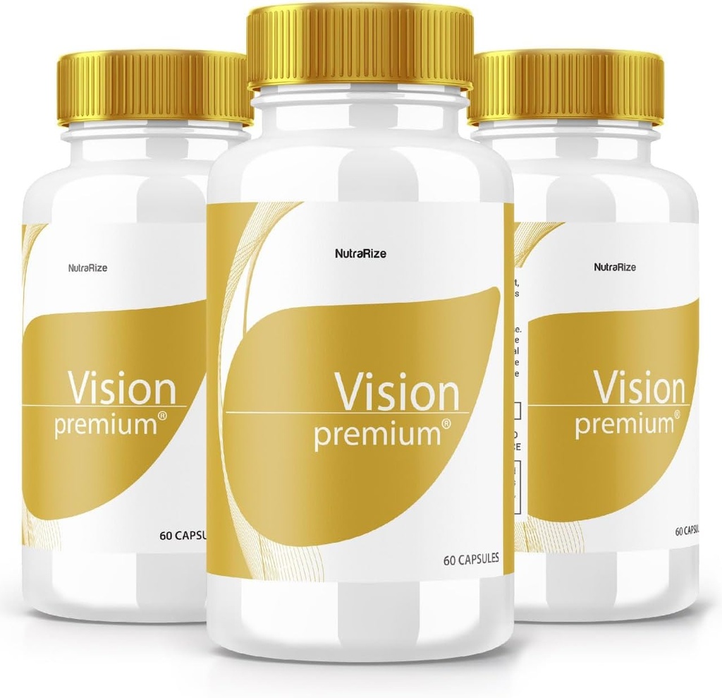(3 Pack) Όραμα Premium, Premium Συμπλήρωμα Υποστήριξης ματιών, Όραμα Premium για τη βελτίωση της συγκέντρωσης και εστίασης, Όραμα Premium Όλα-Φυσικά Χάπια για Υγιή Μάτια, ΌραμαPremium Κριτικές (180 κάψουλες)
