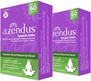 Azendus Mood 200 mg of S-Adendosylmethionine Butanedisulfonate (Same) (2 Kutu - 120 Enteric Tablet Kaplamalar) Vegan, Gluten Free, Soy Free