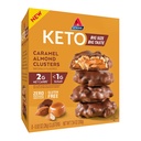 Atkins Caramel Almond Clusters, Gluten Free, High in Fiber, 1g Sugar, 2g Net Carb, Keto Friendly, 8 Count Count Count Count