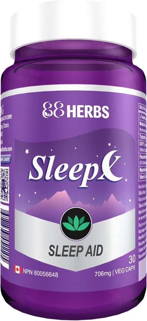 Sleep-X | Natural Sleep Supplement | Güçlü Herbal Sleep Aid with Premium Grade replicas and Standardized Herbal Extracts