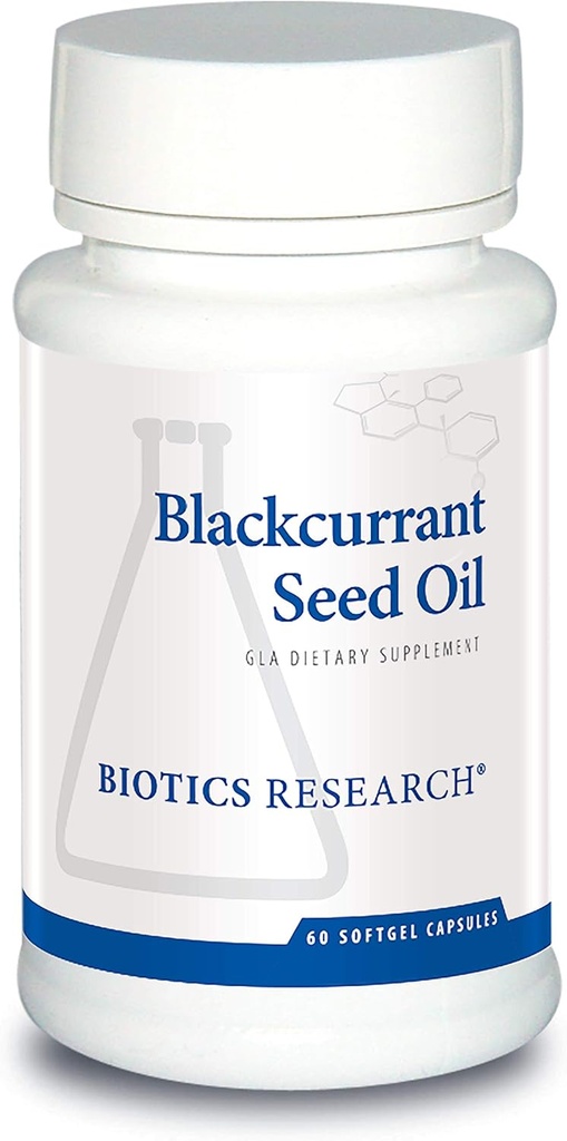 Biotics Research Blackcurant Seed Oil Natural Source of Gamma Linolenic Acid GLA, 535 mg Κάψουλα, Υποστηρίζει Καρδιαγγειακή Υγεία, Κανονική Επισκευή Ιστού, Ανοσοποιητικό Σύστημα, Υγεία Γυναικών 60 Caps