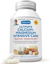 ANDREW LESSMAN Ultimate Calcium-Magnesium Intensive Care with Vitamin D3 & K2 MK7-120 mcg - 360 Κάψουλες – Απαραίτητα για την υγεία των οστών και του σκελετού. Ευγενικό, εύκολο να καταπιείς, σούπερ διαλυτό. Χωρίς πρόσθετα