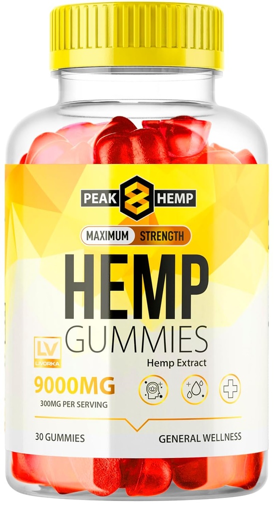 1 Pack - Peak 8 Gummies, Peak 8, Peak 8 Hemp Gummies, Peak 8 Gummy, Peak Gummies, Peak8, Peak 8 Gummies, Wellness Peak Hemp Gummies, Peak 8 Gummies maksimum Güçlü, 30 Gummys