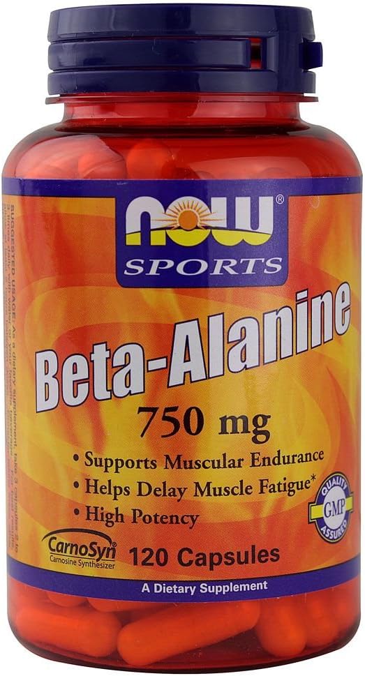 Τώρα Τρόφιμα Beta Alanine 750 mg-120 Κάψουλες