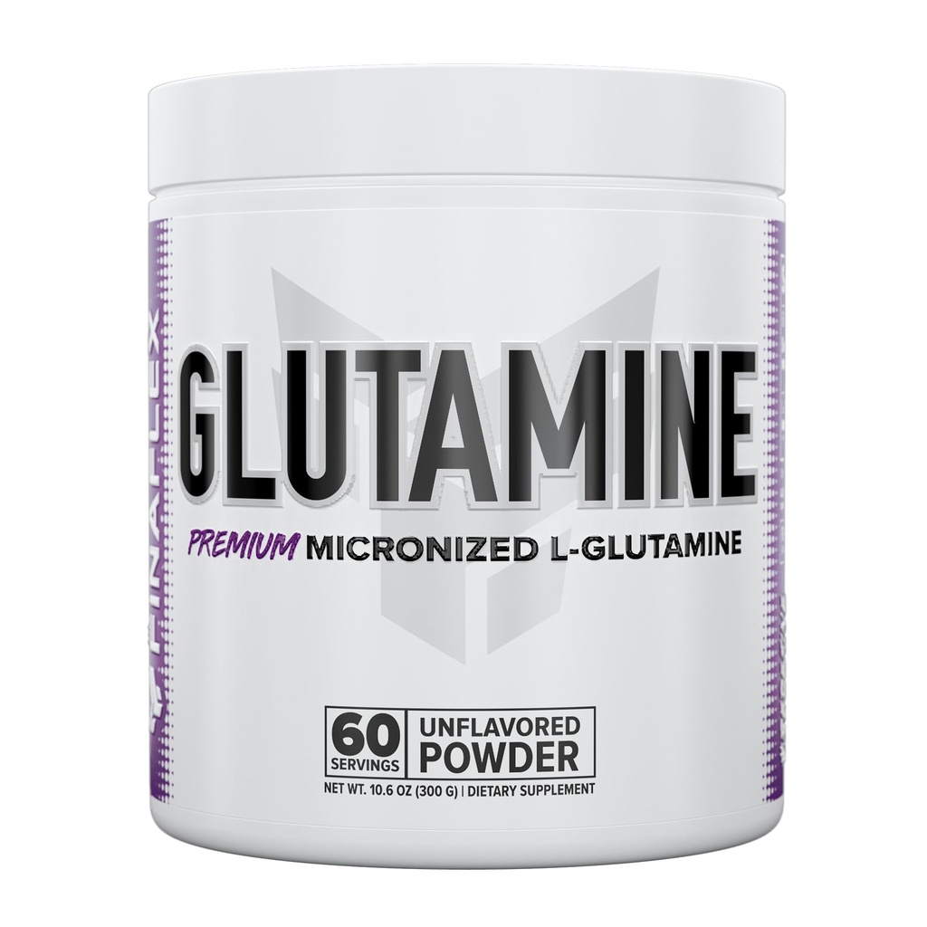 FINAFLEX Pure GLUTAMINE, Unflavored Toz - 10.6 oz - Kas Breakdown & Supportsgen Levels - 100% Pure L-Glutamine - 60 Servisler