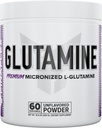 FINAFLEX Pure GLUTAMINE, Unflavored Toz - 10.6 oz - Kas Breakdown & Supportsgen Levels - 100% Pure L-Glutamine - 60 Servisler