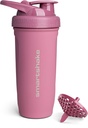 Smartshake Reforce Paslanmaz Çelik Protein Shaker Şişe - Susuz Unisex Spor | Metal Shaker Şişeler - 900 ml | 30 oz - Leakproof Vida-On Lid - DEHP & BPA Ücretsiz (Deep Rose)