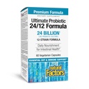 Doğal Faktörler Ultimate Probiyotik 24/12 Formula - Probiyotiklerle Sağlıklı Destek Supplement - Immunity & Gut Health Support Supplement - 60 Vegetarian Capsules (60 Hizmet)
